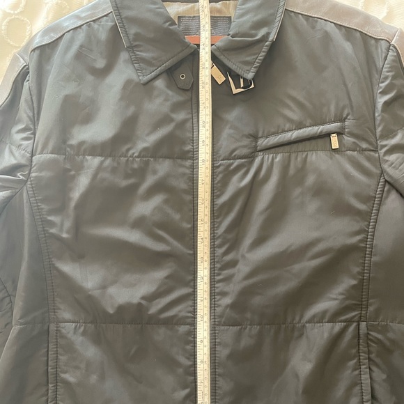 FERRE Milano Men’s Jacket (with Leather) - US size L - made in Italy - Picture 12 of 13